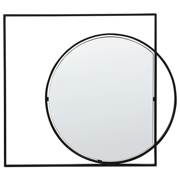 Vægspejl 70 cm sort AUXY Lumarko!