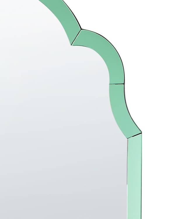 NORVILLE vægspejl 60 cm 89 cm Grøn Lumarko!