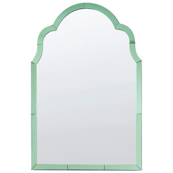 NORVILLE vægspejl 60 cm 89 cm Grøn Lumarko!