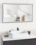 Miniatyrbild 3 av 10: LED ONLAY badrumsspegel 100 cm 60 cm Silver Lumarko!
