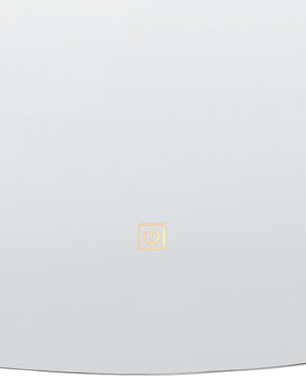 LED badrumsspegel BERGERAC 58 cm 78 cm Silver Lumarko!