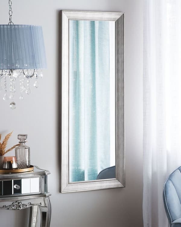 BUBRY väggspegel 50 cm 130 cm Silver Lumarko!