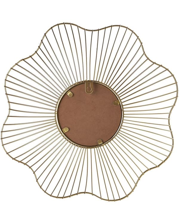 Vægspejl SENS 40 cm 40 cm Metal Guld Lumarko!