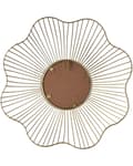 Miniatyrbillede 3 af 5: Vægspejl SENS 40 cm 40 cm Metal Guld Lumarko!