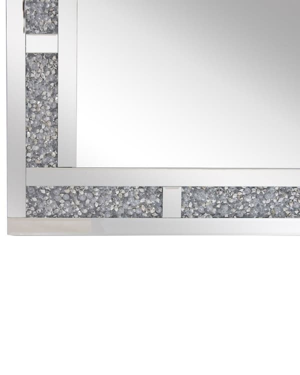AVRILLE väggspegel 60 cm 90 cm Silver Lumarko!