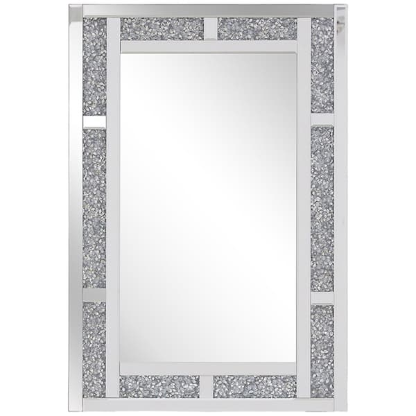 AVRILLE väggspegel 60 cm 90 cm Silver Lumarko!