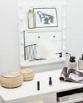 Miniatyrbild 3 av 7: LED-badrumsspegel ODENAS 50 cm 60 cm Vit Lumarko!
