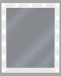 Miniatyrbild 4 av 7: LED-badrumsspegel ODENAS 50 cm 60 cm Vit Lumarko!