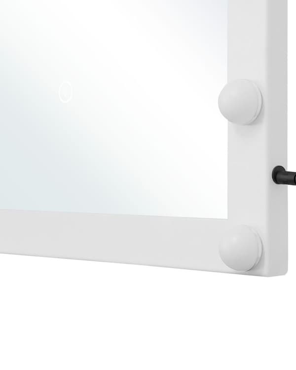 LED-badrumsspegel ODENAS 50 cm 60 cm Vit Lumarko!
