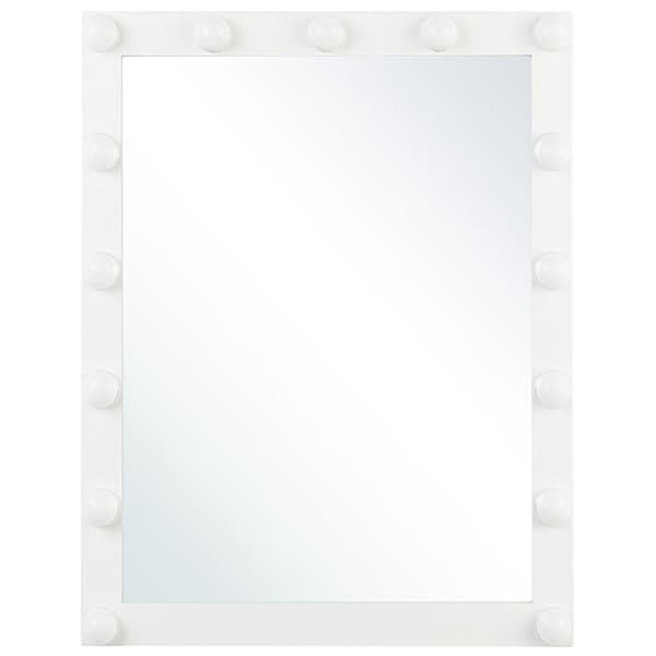 LED-badrumsspegel ODENAS 50 cm 60 cm Vit Lumarko!