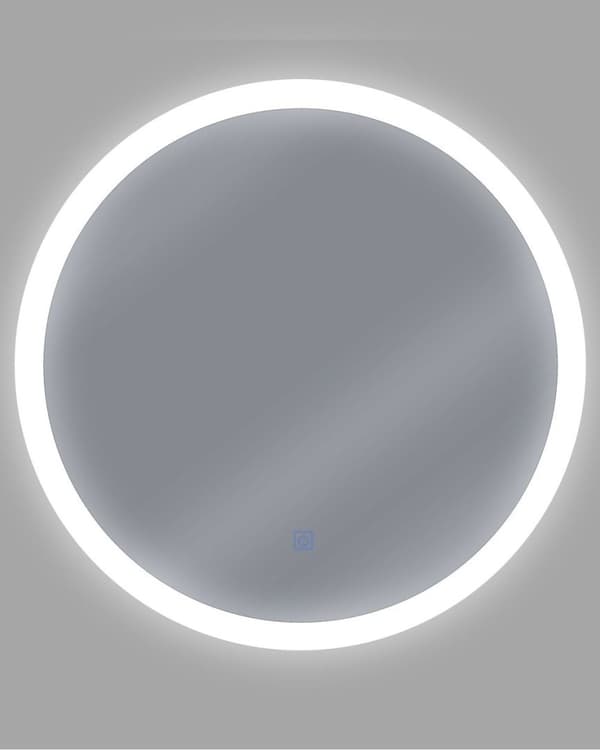 LED badeværelsesspejl YSER 58 cm 58 cm Sølv Lumarko!