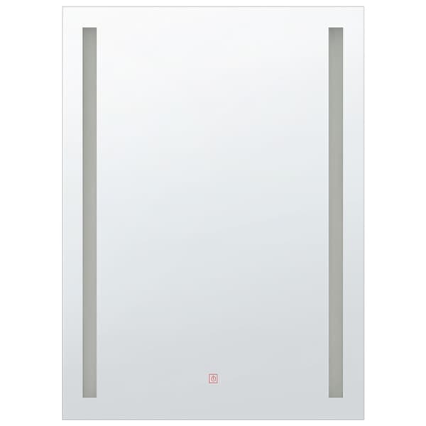 LED badeværelsesspejl MARTINET 60 cm 80 cm Sølv Lumarko!