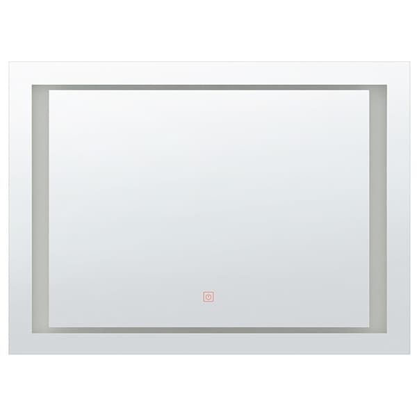 LED-badrumsspegel EYRE 80 cm 60 cm Silver Lumarko!