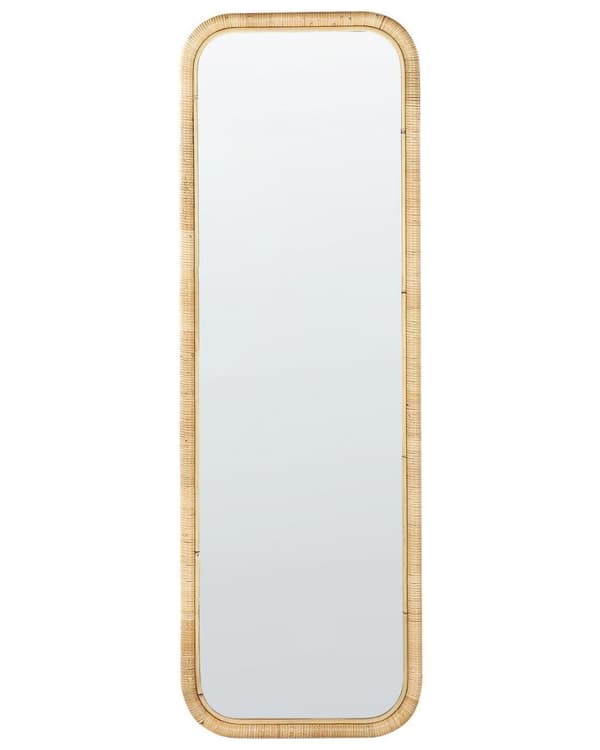 Stående spegel MALANGE 150 cm Naturrotting Lumarko!