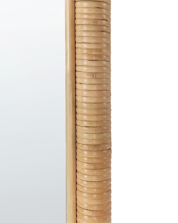 Stående spegel MALANGE 150 cm Naturrotting Lumarko!