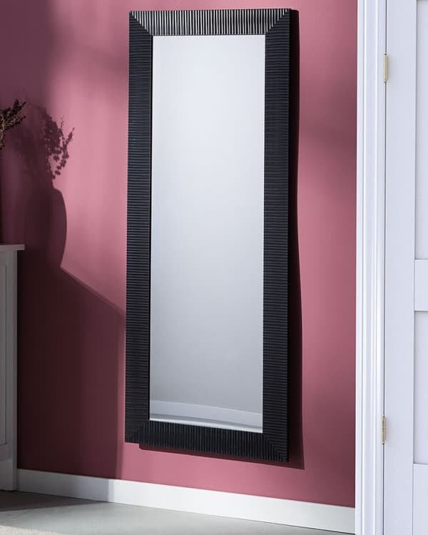 DRAVEIL väggspegel 50 cm 130 cm Svart Lumarko!