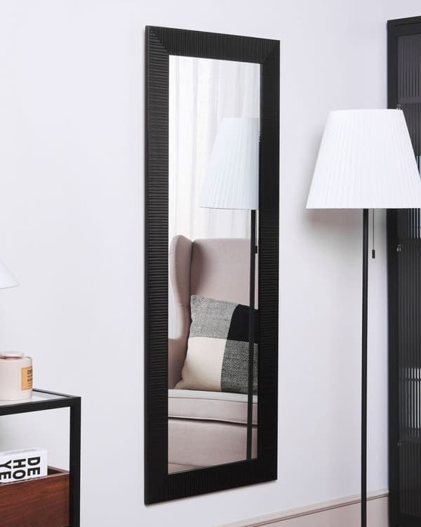 DRAVEIL väggspegel 50 cm 130 cm Svart Lumarko!