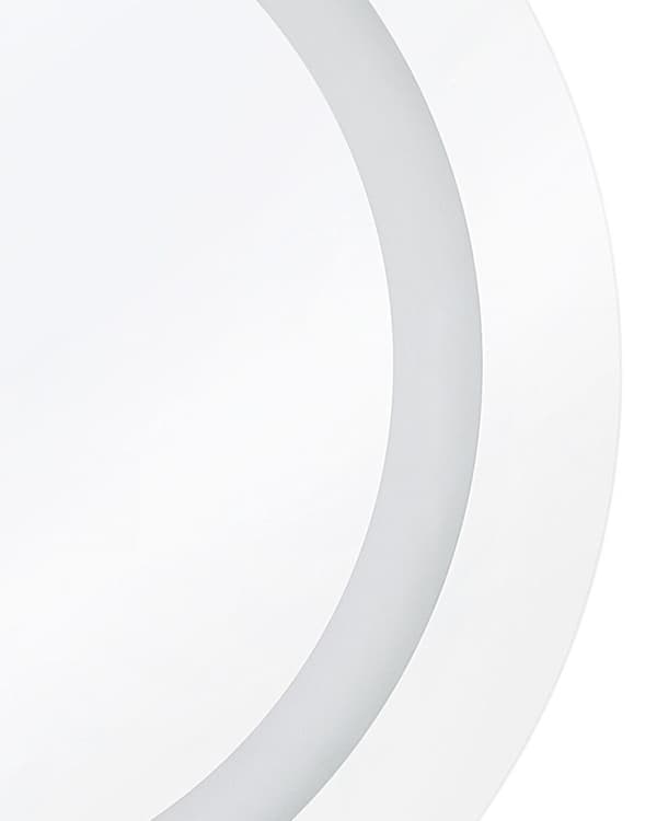 LED badrumsspegel SELUNE 58 cm 58 cm Silver Lumarko!
