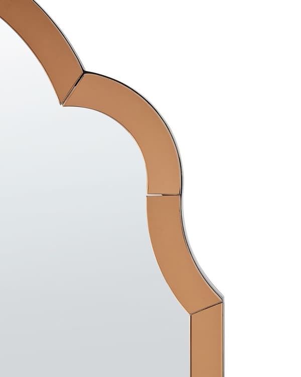 NORVILLE vægspejl 60 cm 89 cm kobber Lumarko!