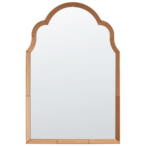 NORVILLE väggspegel 60 cm 89 cm Koppar Lumarko!