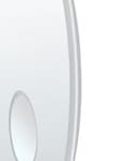 Miniatyrbillede 5 af 10: LED badeværelsesspejl FIXIN 80 cm 80 cm Indbygget Bluetooth-højttaler Sølv Lumarko!