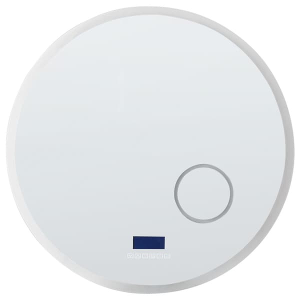 LED badeværelsesspejl FIXIN 80 cm 80 cm Indbygget Bluetooth-højttaler Sølv Lumarko!