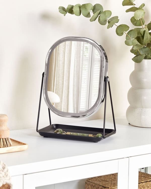 LED-sminkspegel DORDOGNE Silver Lumarko!