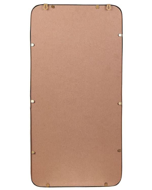 Vægspejl MACON 40 cm 80 cm Guldmetal Lumarko!