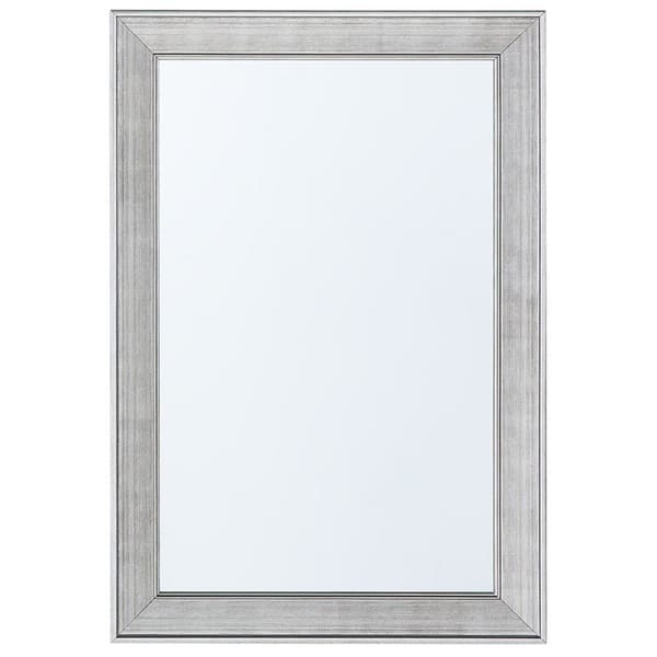 BUBRY väggspegel 61 cm 91 cm Silver Lumarko!