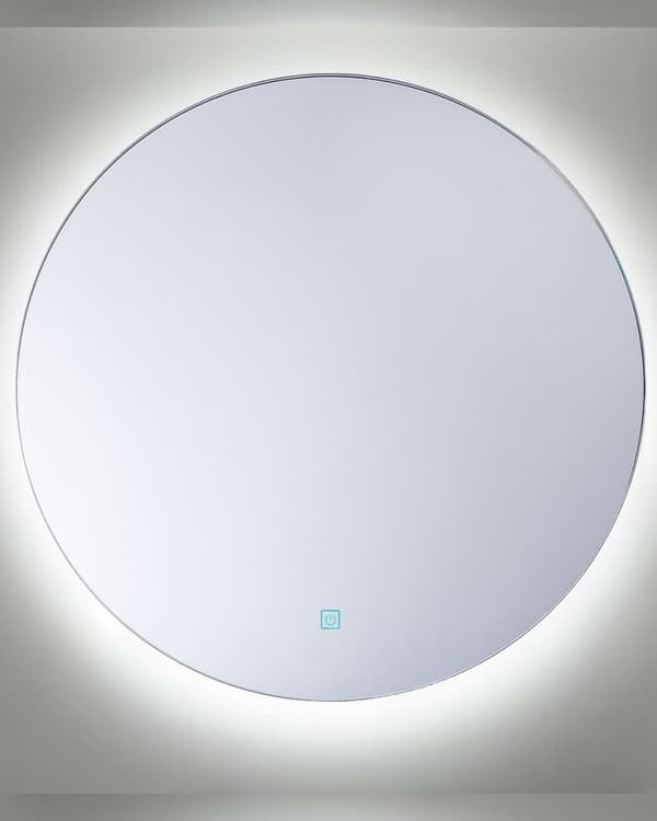 LED badrumsspegel CALLAC 60 cm 60 cm Silver Lumarko!