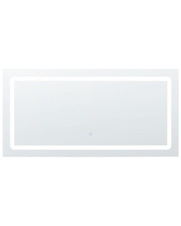 LED-badrumsspegel BENOUVILLE 120 cm 60 cm Silver Lumarko!