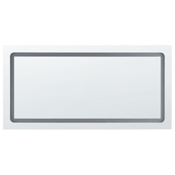 LED-badrumsspegel BENOUVILLE 120 cm 60 cm Silver Lumarko!