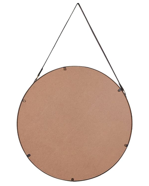 Väggspegel AUTUN 60 cm 60 cm Metall Guld Lumarko!