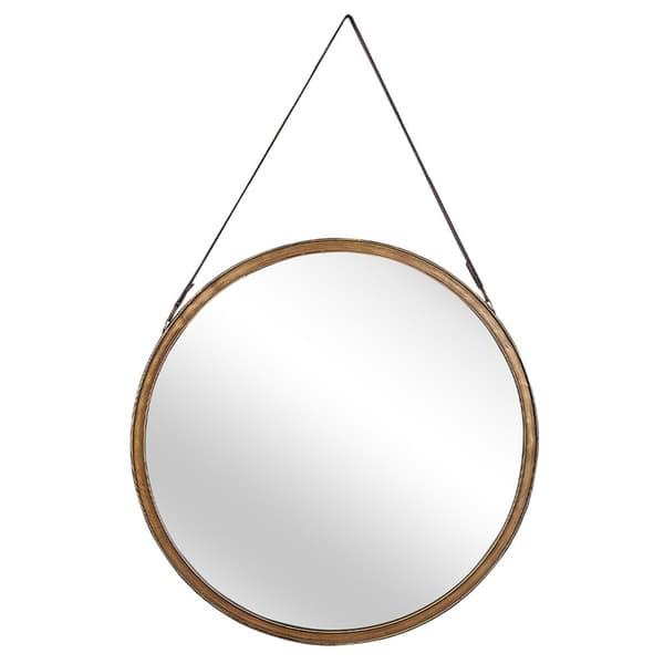 Väggspegel AUTUN 60 cm 60 cm Metall Guld Lumarko!