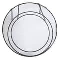 Miniatyrbild 3 av 4: Set med 3 runda speglar i metall och glas - Diameter: 20 / 24 / 29 cm - Svart
