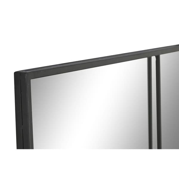 Väggspegel Home ESPRIT Svart 90 x 2 x 180 cm