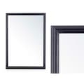 Miniatyrbillede 2 af 3: Vægspejl LM35-4-11 Sort 50 x 70 x 50 cm Træ Rektangulær