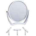 Miniatyrbillede 3 af 3: Makeup-Spejl Hvid Krystal Plastik 19 x 18,7 x 2 cm (6 enheder)