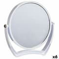 Miniatyrbillede 1 af 3: Makeup-Spejl Hvid Krystal Plastik 19 x 18,7 x 2 cm (6 enheder)