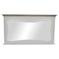 Miniatyrbillede 1 af 3: Vægspejl DKD Home Decor Hvid Natur 105 x 64 x 4,5 cm