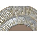 Miniatyrbillede 3 af 3: Vægspejl Home ESPRIT Gylden Metal Krystal Moderne 78 x 4,5 x 78 cm