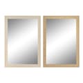 Miniatyrbild 1 av 4: Väggspegel Home ESPRIT Brun Naturell Scandi 93,5 X 2,5 X 134 cm (2 antal)