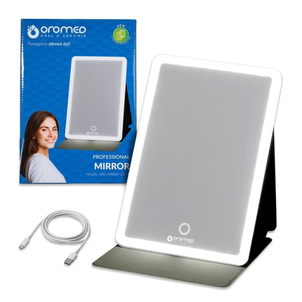 Sminkspegel med LED-belysning OROMED ORO-MIRROR LED X2