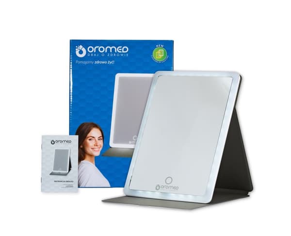 Sminkspegel med LED-belysning OROMED ORO-MIRROR LED X2