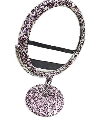 Sminkspegel, Elegant Design, Rotationsfunktion,24x15cm, LILA