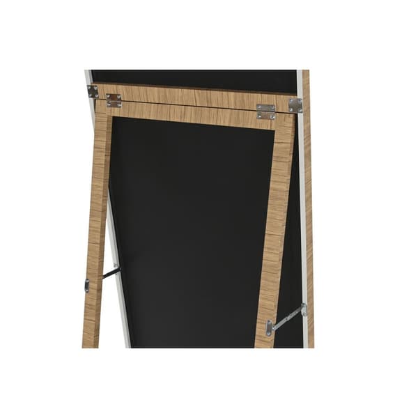 Fritstående spejl Home ESPRIT Brun Beige Grå Natur Krystal polystyren 45 X 40 X 166 cm (4 enheder)