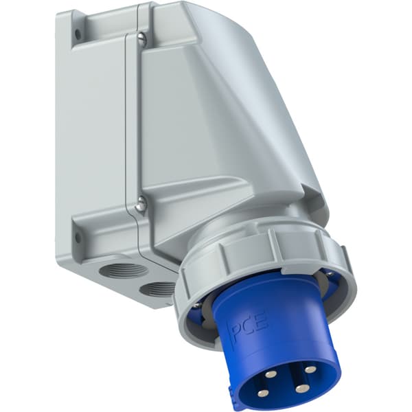 Apparatinntak IP67 63A 3P+J 230V 9H