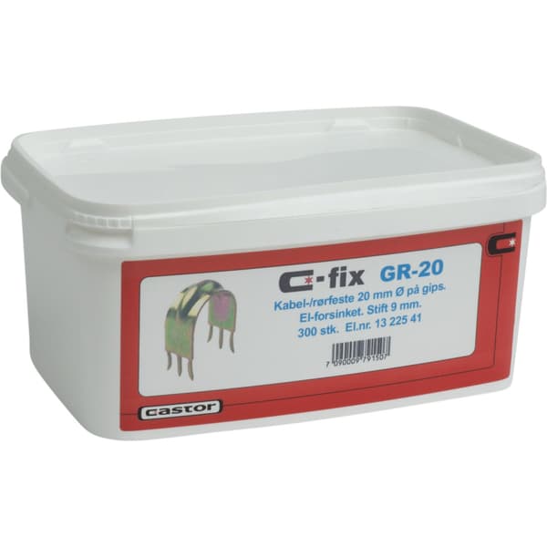 Castor C-FIX GR-20 For feste av 20mm rør og kabler på gips