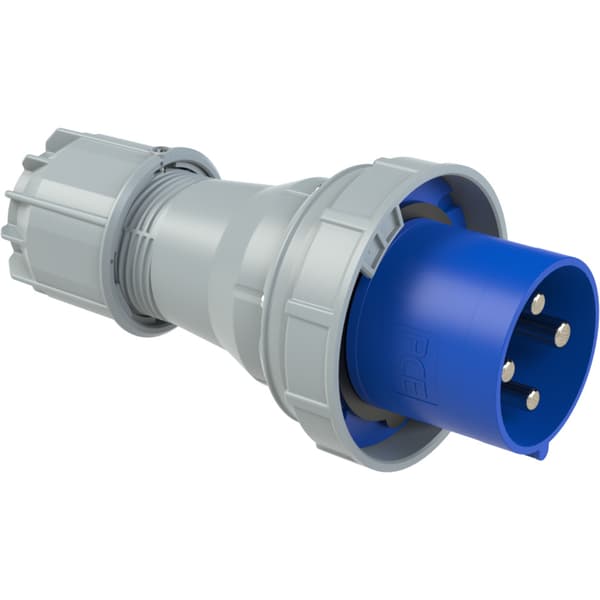 Støpsel 125A 3P+J 230V 9H IP67