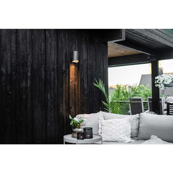 Namron Moby vegglampe enkel GU10 sort